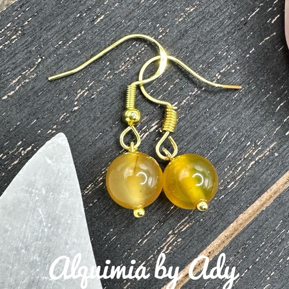 Alquimia Gold Earrings citrine - Picture 1 of 1